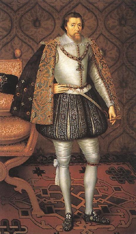 SOMER, Paulus van King James I of England r china oil painting image